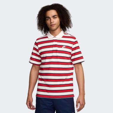 Nike Червоне чоловіче поло  M NK CLUB STRIPE POLO FN3896-133 - зображення 1