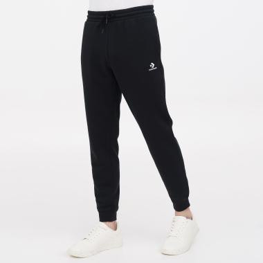 Converse Чорні спортивнi штани  STANDARD FIT WEARERS LEFT STAR CHEV EMB FLEECE PANT BB con10024521-001 - зображення 1