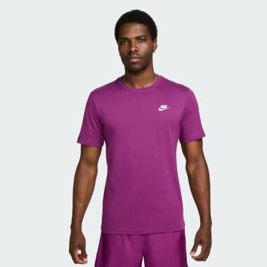 Nike Фіолетова чоловіча футболка  M NSW CLUB TEE AR4997-504 - зображення 1