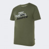 New Balance Оливкова чоловіча футболка  Tee NB Heathertech Gr. nblMT41071DEK - зображення 5