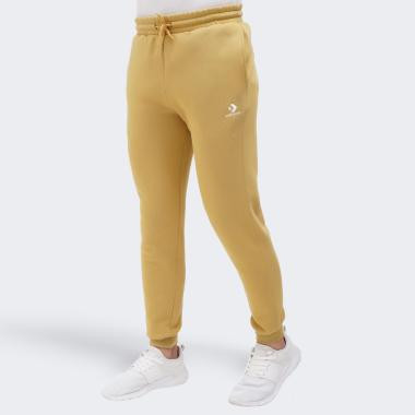 Converse Жовті чоловічі спортивнi штани  CLASSIC FIT WEARERS LEFT STAR CHEV EMB FLEECE PANT BB con10024521-71 - зображення 1