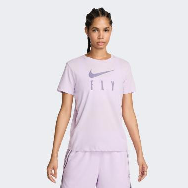 Nike Бузкова жіноча футболка  W NK DF SWOOSH FLY GRX TEE FQ6606-511 - зображення 1