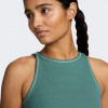 Nike Зелена жіноча майка  W NK ONE FITTED DF RIB TANK NV FN3077-361 - зображення 4