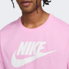 Nike Рожева чоловіча футболка  M NSW TEE ICON FUTURA AR5004-624 - зображення 4