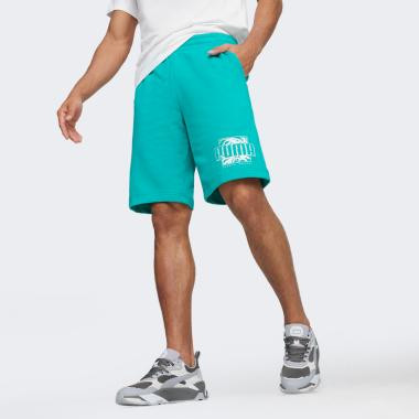 PUMA Бірюзові чоловічі шорти  ESS+ PALM RESORT Shorts 10" TR 683003/86 - зображення 1