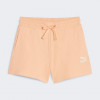 PUMA Персикові жіночі шорти  CLASSICS Ribbed A-Line Shorts 624254/45 - зображення 6