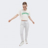 Converse Молочна жіноча футболка  RETRO CHUCK CROPPED TEE con10027151-286 - зображення 3