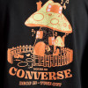 Converse Чорна чоловіча футболка  MUSHROOM HOUSE TEE con10026423-001 - зображення 5