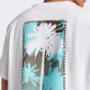 Converse Біла чоловіча футболка  FESTIVAL PALM TREE TEE con10026419-102 - зображення 5