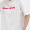 Converse Біла жіноча футболка  OS WORDMARK TEE con10026044-672 - зображення 4