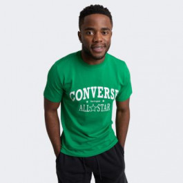 Converse Зелена чоловіча футболка  RETRO CHUCK SIMPLY VINTAGE TEE con10026458-302