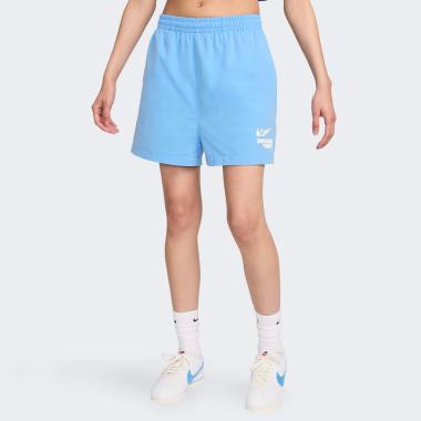 Nike Блакитні жіночі шорти  W NSW WOVEN SHORT GLS HF5529-412 - зображення 1