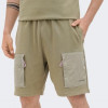 Converse Оливкові чоловічі шорти  WORDMARK KNIT SHORT con10026449-331 - зображення 4