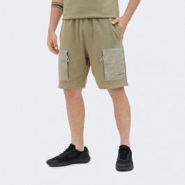   Converse Оливкові чоловічі шорти  WORDMARK KNIT SHORT con10026449-331