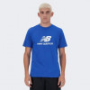 New Balance Синя чоловіча футболка  Tee NB Stacked Logo nblMT41502BUL - зображення 1