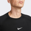 Nike Чорна чоловіча футболка  M NP TOP WARM LS CREW FB7982-010 - зображення 4