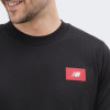 New Balance Чорна чоловіча футболка  Tee NB Logo Graphics nblMT41584BK - зображення 5