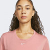 Nike Пудрова жіноча футболка  W NK ONE DF SS STD TOP DD0638-618 - зображення 4
