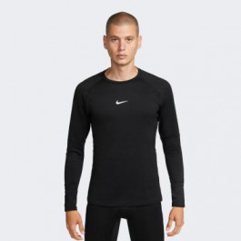 Nike Чорна чоловіча футболка  M NP TOP WARM LS CREW FB7982-010
