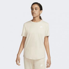 Nike Бежева жіноча футболка  W NSW TEE CLUB DX7902-126