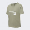 New Balance Оливкова жіноча футболка  NB Classic Core St Tee nblWT03805OLF - зображення 5
