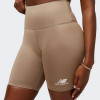 New Balance Коричневі жіночі шорти  Athletics Pearl Fitted Short nblWS31550MS - зображення 4