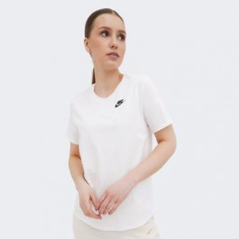 Nike Біла жіноча футболка  W NSW TEE CLUB DX7902-100