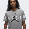 Jordan Сіра чоловіча футболка  M J JD AIR STRETCH SS CREW DV1445-091 - зображення 4