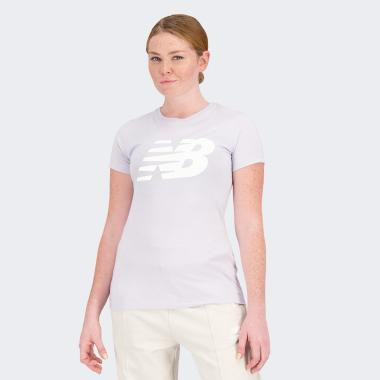 New Balance Лавандова жіноча футболка  NB Classic Flying NB Tee nblWT03816GRV - зображення 1