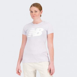 New Balance Лавандова жіноча футболка  NB Classic Flying NB Tee nblWT03816GRV