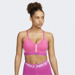 Nike Рожевий жіночий топ  W NK DF INDY V-NECK BRA CZ4456-606