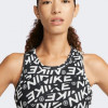 Nike Чорна жіноча майка  W NK ONE DF STD TANK AOP HYBRD DX0096-025 - зображення 4