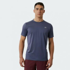 New Balance Темно-синя чоловіча футболка  Tee NB Core Run nblMT11205THN