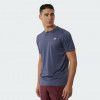 New Balance Темно-синя чоловіча футболка  Tee NB Core Run nblMT11205THN - зображення 3