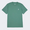 Converse Зелена чоловіча футболка  STANDARD FIT LEFT CHEST STAR CHEV EMB TEE con10023876-304 - зображення 4