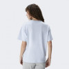 Converse Блакитна жіноча футболка  OS WORDMARK TEE con10026044-050 - зображення 2