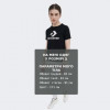 Converse Чорна жіноча футболка  SEASONAL STAR CHEVRON SS TEE con10024538-001 - зображення 6