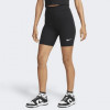 Nike Чорні жіночі шорти  W NSW NK CLSC HR 8IN SHORT DV7797-010 - зображення 1
