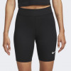 Nike Чорні жіночі шорти  W NSW NK CLSC HR 8IN SHORT DV7797-010 - зображення 4