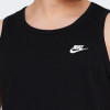 Nike Чорна чоловіча майка  M Nsw Club - Tank BQ1260-010 - зображення 4