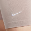 Nike Бежеві жіночі шорти  W NSW ESSNTL MR BIKER SHORT CZ8526-272 - зображення 4