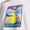 Converse Біла чоловіча футболка  COLORFUL SUNRISE TEE con10025975-102 - зображення 4