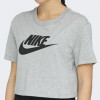 Nike Сіра жіноча футболка  W Nsw Tee Essntl Crp Icn Ftra BV6175-063 - зображення 4