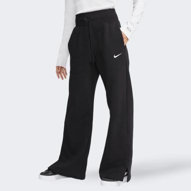 Nike Чорні жіночі спортивнi штани  W NSW PHNX FLC HR PANT WIDE DQ5615-010 - зображення 1
