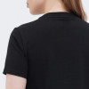 Converse Чорна жіноча футболка  LET&apos;S GROW SNEAKER TEE con10024966-001 - зображення 5