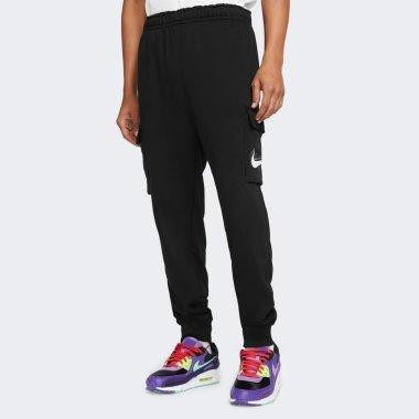 Nike Чорні чоловічі спортивнi штани  M NSW PANT CARGO AIR PRNT PACK DD9696-010 - зображення 1