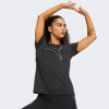 PUMA Чорна жіноча футболка  Train Favorite Jersey Cat Tee 522420/01 - зображення 1