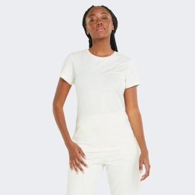 PUMA Молочна жіноча футболка  ESS+ Embroidery Tee 848331/99 - зображення 1