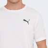 PUMA Біла чоловіча футболка  Active Small Logo Tee 586725/02 - зображення 4
