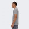 New Balance Сіра чоловіча футболка  Tee NB Heathertech nblMT41070AGT - зображення 3